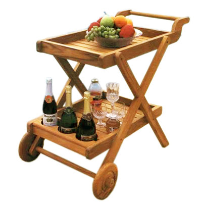 D-Art Collection Buttlers Serving Cart