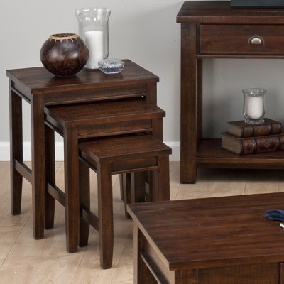 Jofran Urban Lodge 3 Piece Nesting Tables