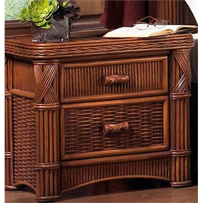 ElanaMar Designs Barbados 2 Drawer Nightstand