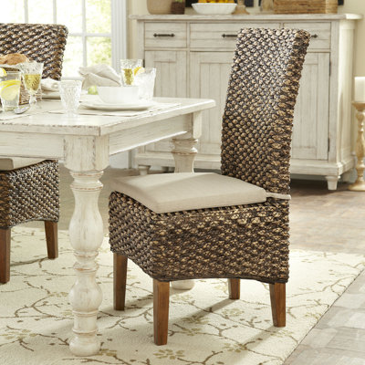 Birch Lane Woven Seagrass Side Chairs (Set of 2)