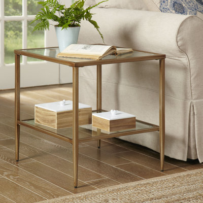 Birch Lane Nash Double Shelf End Table