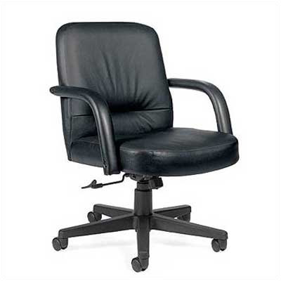 Global Total Office Low-Back Leather E..