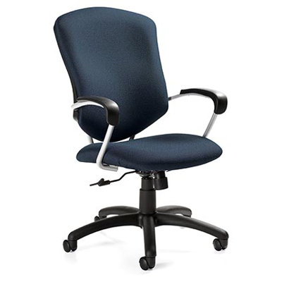 Global Total Office Supra High-Back Pneumatic Tilter Office Chair with Arms