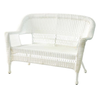 Jeco Inc. Wicker Patio Loveseat & Reviews | Wayfair