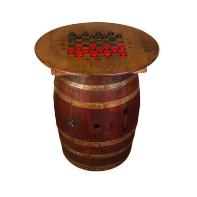 Napa East Collection Whiskey Barrel Pub Table