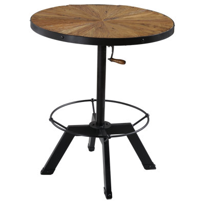 Reual James Palisades Adjustable Height Pub Table