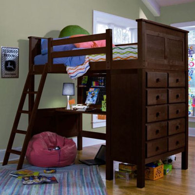 Epoch Design Kenai Twin Loft Bed w/Dresser