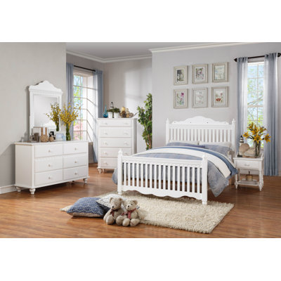 Woodhaven Hill Emmaline 6 Drawer Dresser with Mi..