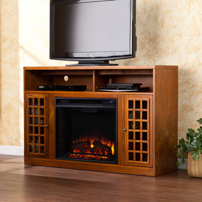 Woodhaven Hill Lipan TV Stand with Electric Fire..
