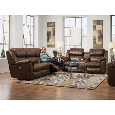 Southern Motion Escapade Double Reclining Console and Sofa