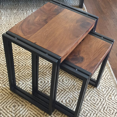 Bungalow Rose Zara 2 Piece Nesting Tables