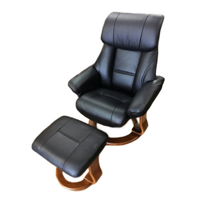 World Source Design Alfredo Leather Recliner and..