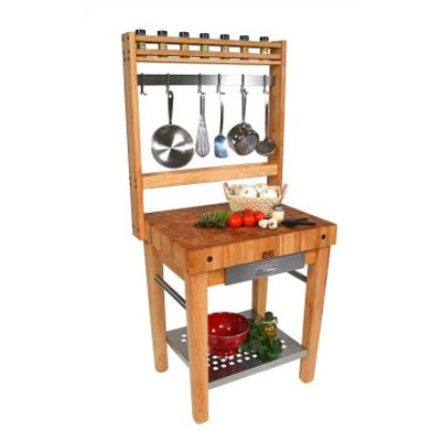 John Boos Cucina Americana Prep Table with Butch..