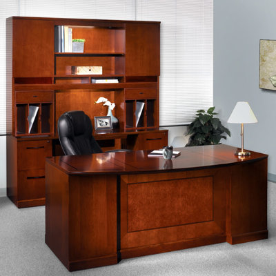 Mayline Group Sorrento Series 5-Piece Standard Desk Office Suite