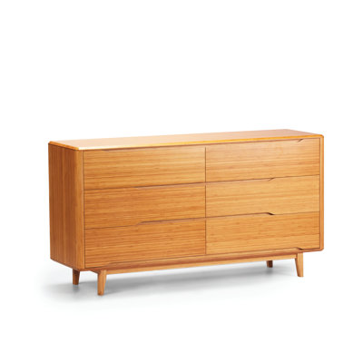 Greenington Currant 6 Drawer Bamboo Dresser