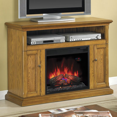 Classic Flame Cannes TV Stand with Electric Fire..