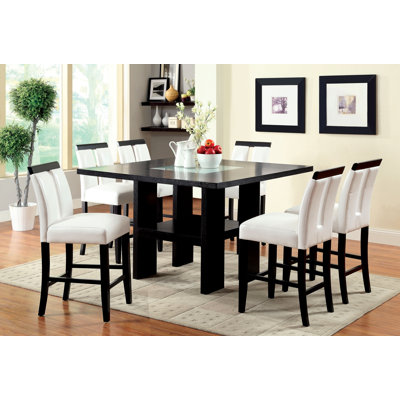 Hokku Designs Luminate 7 Piece Counter Height Pu..