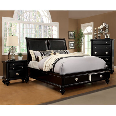 House of Hampton Geier Upholstered Storage Platf..