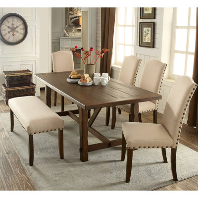 Loon Peak Holly Hills 6 Piece Dining Set