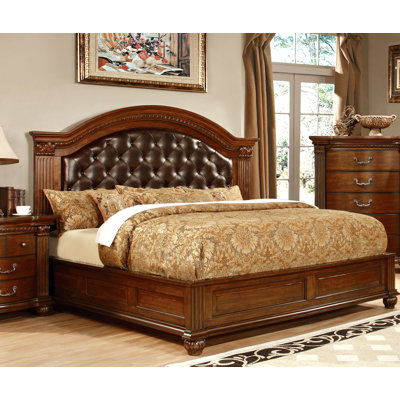Hokku Designs Belton Upholstered Platform Bed