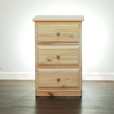 Gothic Furniture Riverdale 3 Drawer Nightstand