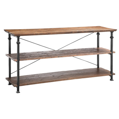 Stein World Urban Natural Poplar and Iron Consol..
