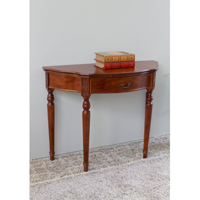 International Caravan Windsor Hand Carved Console Table