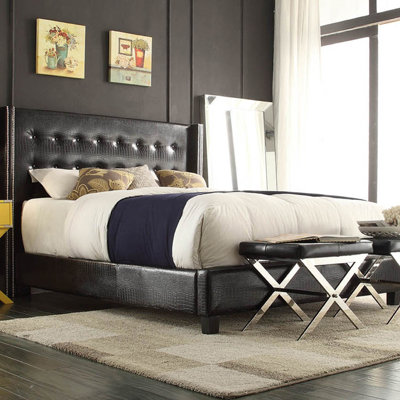 House of Hampton Julie Upholstered Panel Bed