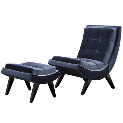 House of Hampton Bertogne Chair and Ottoman Set