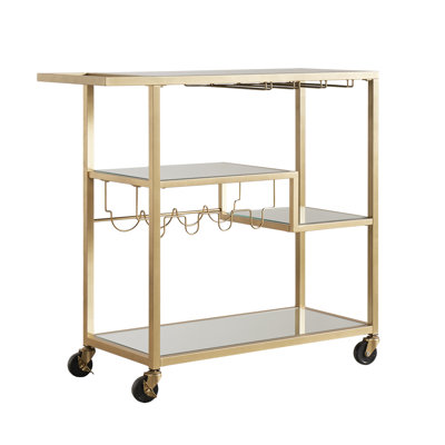 House of Hampton Pollack Serving Cart