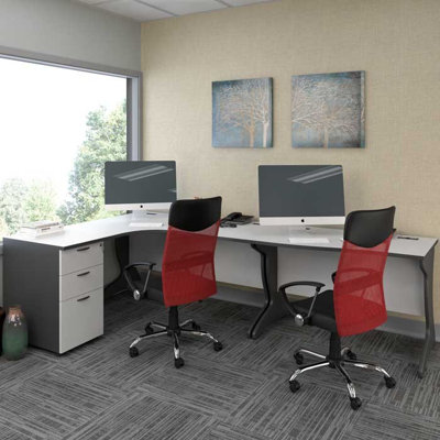 CorLiving Workspace Executive Desk Set..