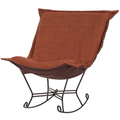 Howard Elliott Puff Scroll Rocking Chair