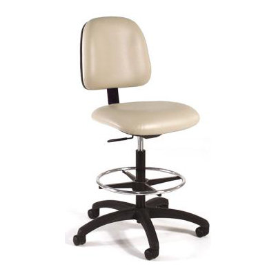 Intensa Height Adjustable Laboratory Stool with Seat and Back Tilt