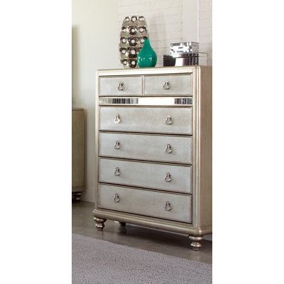 Wildon Home ® Bling 6 Drawer Chest