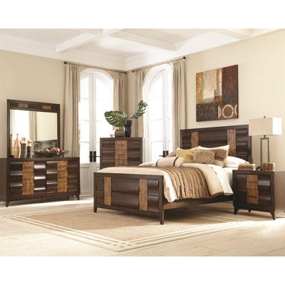 Wildon Home ® Dublin Panel Customizable Bedroom..