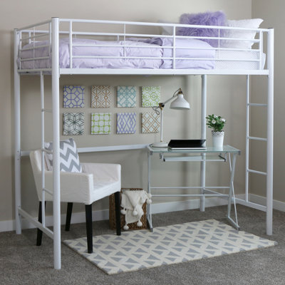 Home Loft Concepts Metal Twin Loft Bed