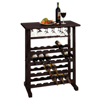 Andover Mills Eliza 24 Bottle Floor Wine Rack