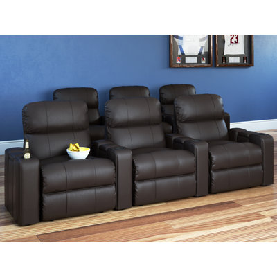 Andover Mills Armstrong Home Theater Recliner (Row of 3)