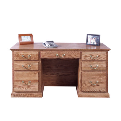 Forest Designs Executive Desk with Corner Drawer