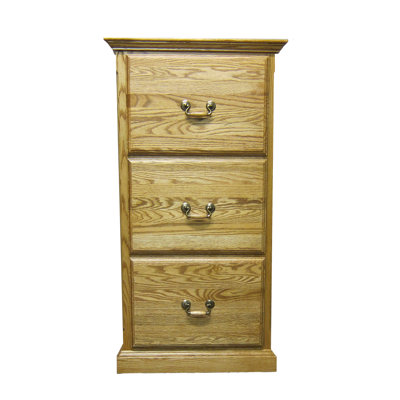 Forest Designs 3-Drawer File Cabinet