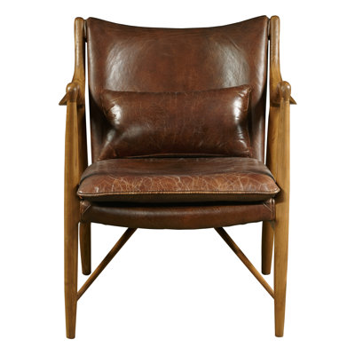 Highway To Home Harmony Leather Arm Chair