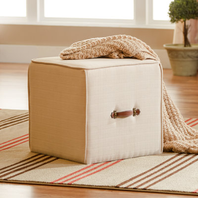 Three Posts Frycrest Cube Ottoman