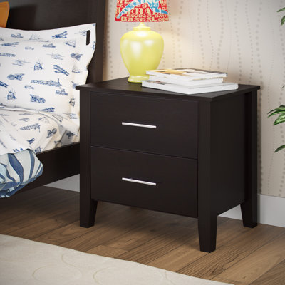 Three Posts Tyre 2 Drawer Nightstand