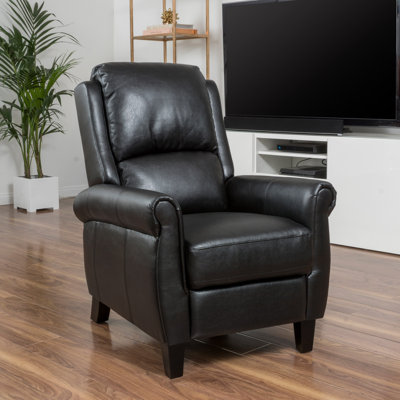 Three Posts Deerfiled PU Leather Recli..