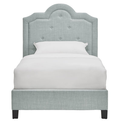 Three Posts Bourbon Twin Upholstered Panel Bed