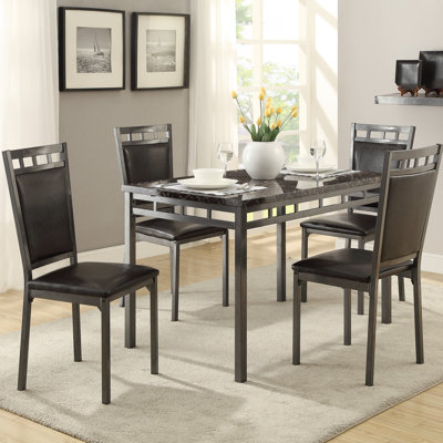 Andover Mills Cushing 5 Piece Dining Set