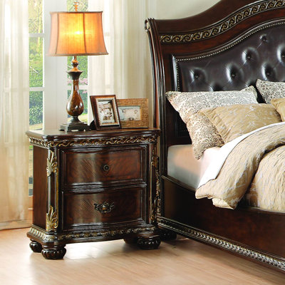 Homelegance Chaumont 2 Drawer Nightstand