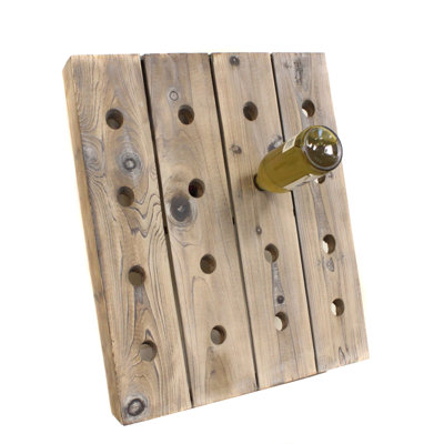 EC World Imports 16 Bottle Wall Mounted Wine Rack