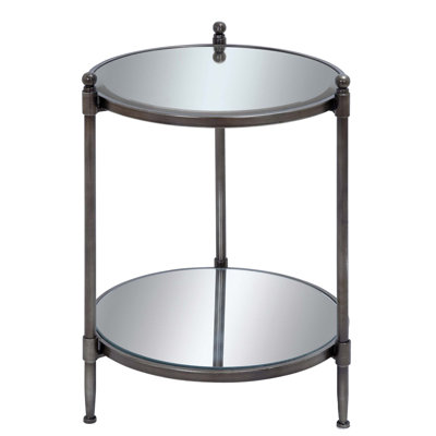 EC World Imports Urban Designs End Table with Shelf