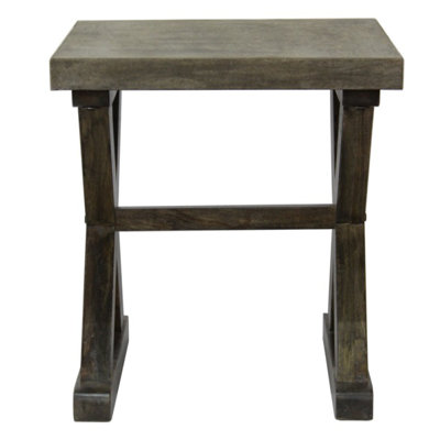 CDI International Concrete End Table